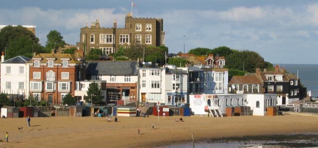 A view of Bleak House across Viking Bay...see more